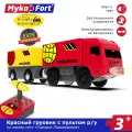 Набор конструктора MykaFort (МикаФорт). Красный грузовик с радиоуправлением
