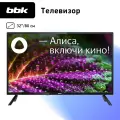 LED телевизор BBK 32LEX-7257/TS2C черный, 32, HD Ready, SMART TV, Яндекс ТВ