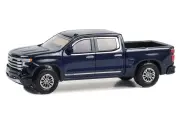 Модель коллекционная GREENLIGHT Chevrolet silverado high country 4X4 2023 northsky blue metallic (длина модели 6-10 см)