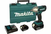 Аккумуляторный гайковерт Makita DTW190RME, 190 Нм, кейс, лампа точечной подсветки