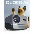 Проектор QUORO A6 с поддержкой 4K, портативный, Wi-Fi, Android, для дома и дачи