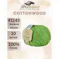 Пряжа Fibra Natura Cottonwood 41143 зелёное яблоко (50г/105м, упаковка 10 мотков)
