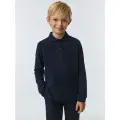 Поло для мальчика 4808070211/47/128 Цвет темно-синий Размер 128