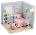 Румбокс DIY House Спальня девочки 11х13х13 см