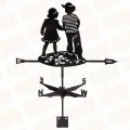 Флюгер на крышу Пара 700х440мм чёрный