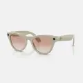 Умные очки с камерой Ray-Ban Skyler Shiny Chalky Gray/ Gradient Cinnamon Pink