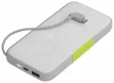 Внешний аккумулятор InfinityLab InstantGo Built-in Type-C 10000 мАч белый (ILING10000CWHT)