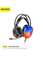 Наушники Awei GM-11, 7.1 surround sound, RGB-подсветкой, для геймеров, чёрные