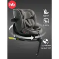 Автокресло детское поворотное на 360, Kidster Happy Baby, группа 0+/1/2/3 (до 36 кг), крепление isofix, темно-серый
