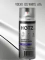 Краска аэрозольная 1K Volvo Ice White 614 520 мл, базовая автомобильная ремонтная эмаль, HOTZ