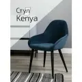 Стул кухонный, офисный премиум, стул для кухни мягкий Kent Темно-синий