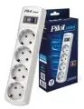 Сетевой фильтр Pilot Mini, 4 розетки, длина кабеля 3 м, белый