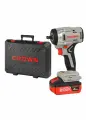Гайковерт аккумуляторный Crown BL CT22062HX-4 BMC ударный, бесщеточный (20В, 550Нм, 1/2, 2АКБ*4.0Ач, кейс)