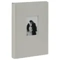 Фотоальбом 300 фото 10*15см, ArtSpace Gray, бумажные страницы, ткань с окном