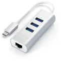 USB-хаб Satechi Type-C 2-in-1 USB Hub with Ethernet (ST-TC2N1USB31AS) Silver