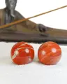 Красная яшма - диаметр 30 мм, натуральный камень