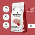 Корм сухой BOWL WOW супер премиум с индейкой, курицей, рисом и свеклой для собак средних пород полнорационный, натуральный с высоким содержанием белка для пищеварения, 2 кг