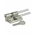 Цилиндровый механизм со штоком Kale kilit (Кале килит) 164 SX/76 (40+10+26) mm никель 5 ключей