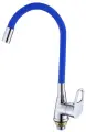 Смеситель для кухни с гибким изливом Hansen H59004R Хром/Синий