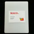 Разделочная доска Maco, профессиональная, полипропилен, гидрофобная, 53 см x 32,5 см, белая