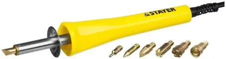 STAYER MAXTerm, 30 Вт, 7 насадок, прибор для выжигания (45225)