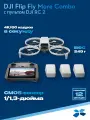 Квадрокоптер DJI Flip Fly More Combo с пультом DJI RC 2 Складной Дрон Хаб и 3 аккумулятора