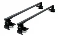 Багажник на крышу с крепление за дверной проём, дуга 125см, чёрный