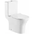 Унитаз напольный Ceruttispa Bernina, белый, безободковый, с микролифтом (СТ7193)