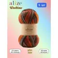 Пряжа Alize Wooltime, цвет 11014, 5 мотков по 100 г/200 м (75% шерсть, 25% полиамид) ализе вултайм