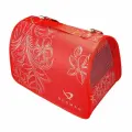 Переноска сумка DOGMAN Лира №3 для кошек и мелких пород собак, Красный, 43х27х27см