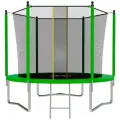 Каркасный батут SWOLLEN Lite Inside Overlap 8 FT 244х244х214 см, зеленый