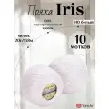 Летняя хлопковая пряжа YarnArt Iris (Ирис), цвет 910 белый, 10 мотков