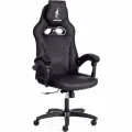 Кресло геймерское Tetchair ARENA кож/зам, черный/черный карбон, 36-6/карбон черный