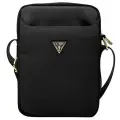 Сумка Guess через плечо для планшета до 10, Nylon Triangle metal logo, черная