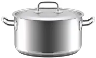 Кастрюля ВСМПО-посуда 5,0 л Гурман-Профи из нержавеющей стали AISI304L с тройным дном