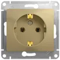 Титан Розетка с/з Glossa Schneider Electric (комплект 2шт)