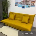 Диван Поло Стайл рогожка yellow, 202х90х100 см, для дома, дачи и офиса EDLEN