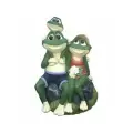 Садовая фигурка Лягушки три на камне Н-58см