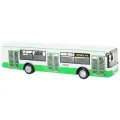 Автобус ТЕХНОПАРК X600-H09065-R, 29 см, белый/зеленый