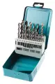 Набор комбинированных свёрл, 18 предм. MAKITA D-46202