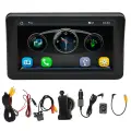 Car MP5 Player 7in Touch Screen Multimedia Multifunctional Stereo with Sun Visor LED Camera