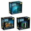 Набор настольных игр Exit Квест: Ограбление на Миссисипи + Затонувшие сокровища + Комната страха
