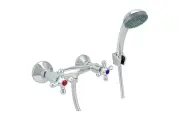 Istok Смеситель для душа двуручный life, керамические кран-буксы, шланг 1,5 м, лейка 0402.415