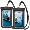 Гермочехол Spigen (AMP04523) A601 Waterproof / Спиген Чехол Водонепроницаемый, Черный, 2 шт