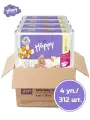 Подгузники для новорожденных Happy Mini, 3-6 кг, 4 уп.*78 штук